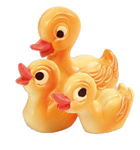gele eendjes
