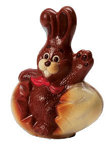 gebarsten ei chocolade