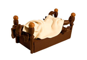 Vrijend koppel chocolade