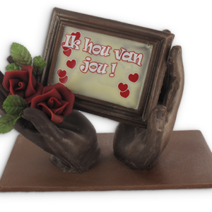 Creatie voor Valentijn met handen