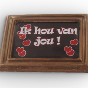 Bedrukt kadertje voor Valentijn