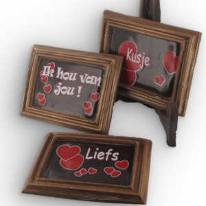 Bedrukte kadertjes voor Valentijn