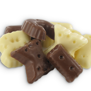 Nic nacjes in chocolade