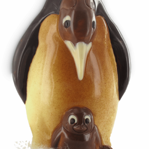 pinguin in chocolade