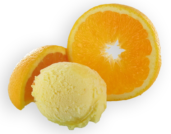 sinaasappel sorbet