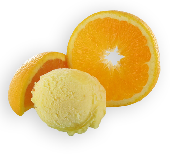 sinaasappel sorbet