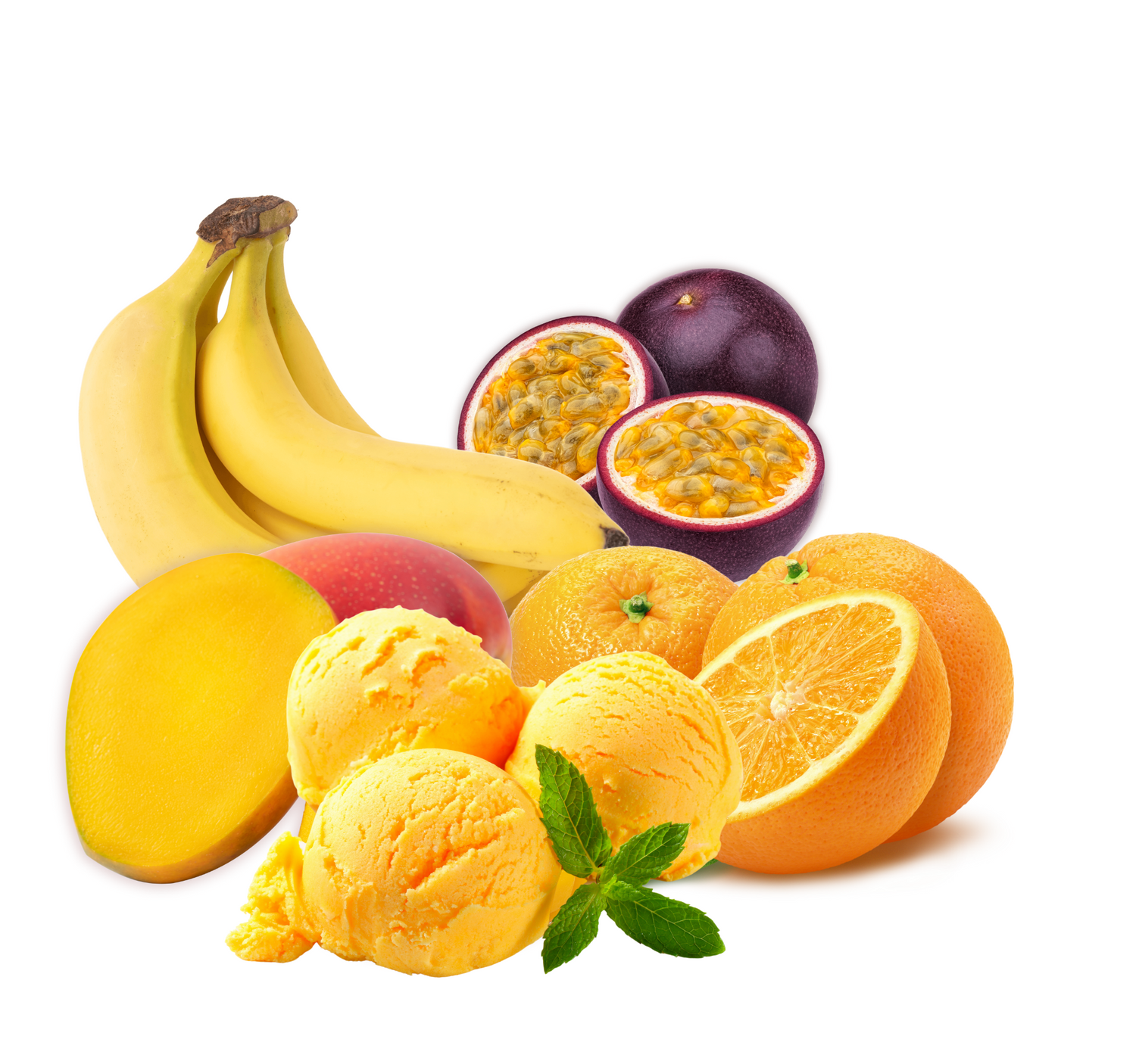 Exotische sorbet
