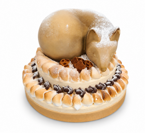 ijstaart met vos