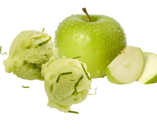 Sorbet van groene appel
