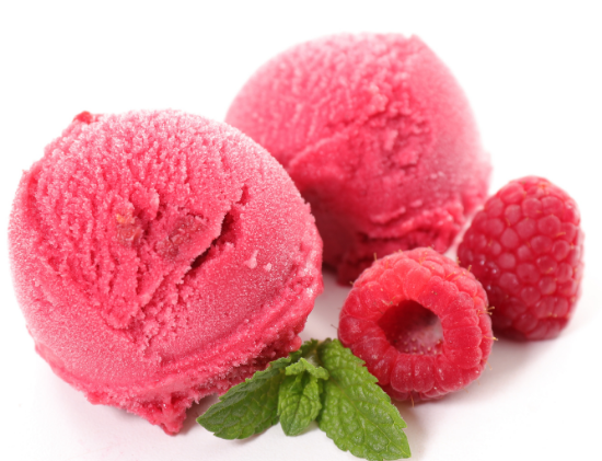 Sorbet van frambozen