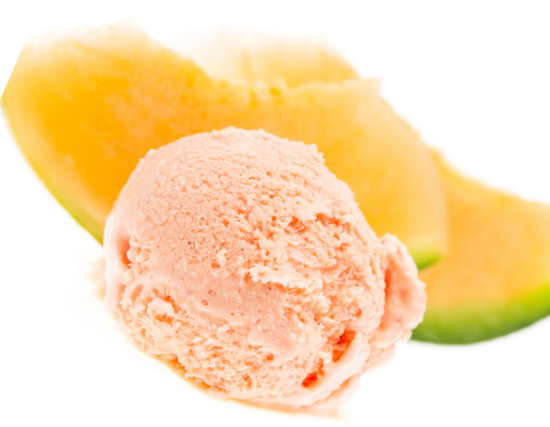 Sorbet met meloen