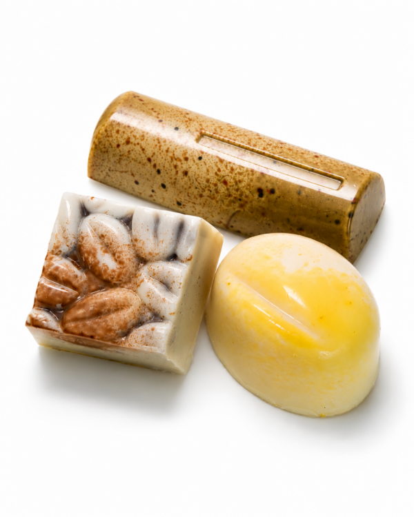 Pralines zonder toegevoegde suikers wit