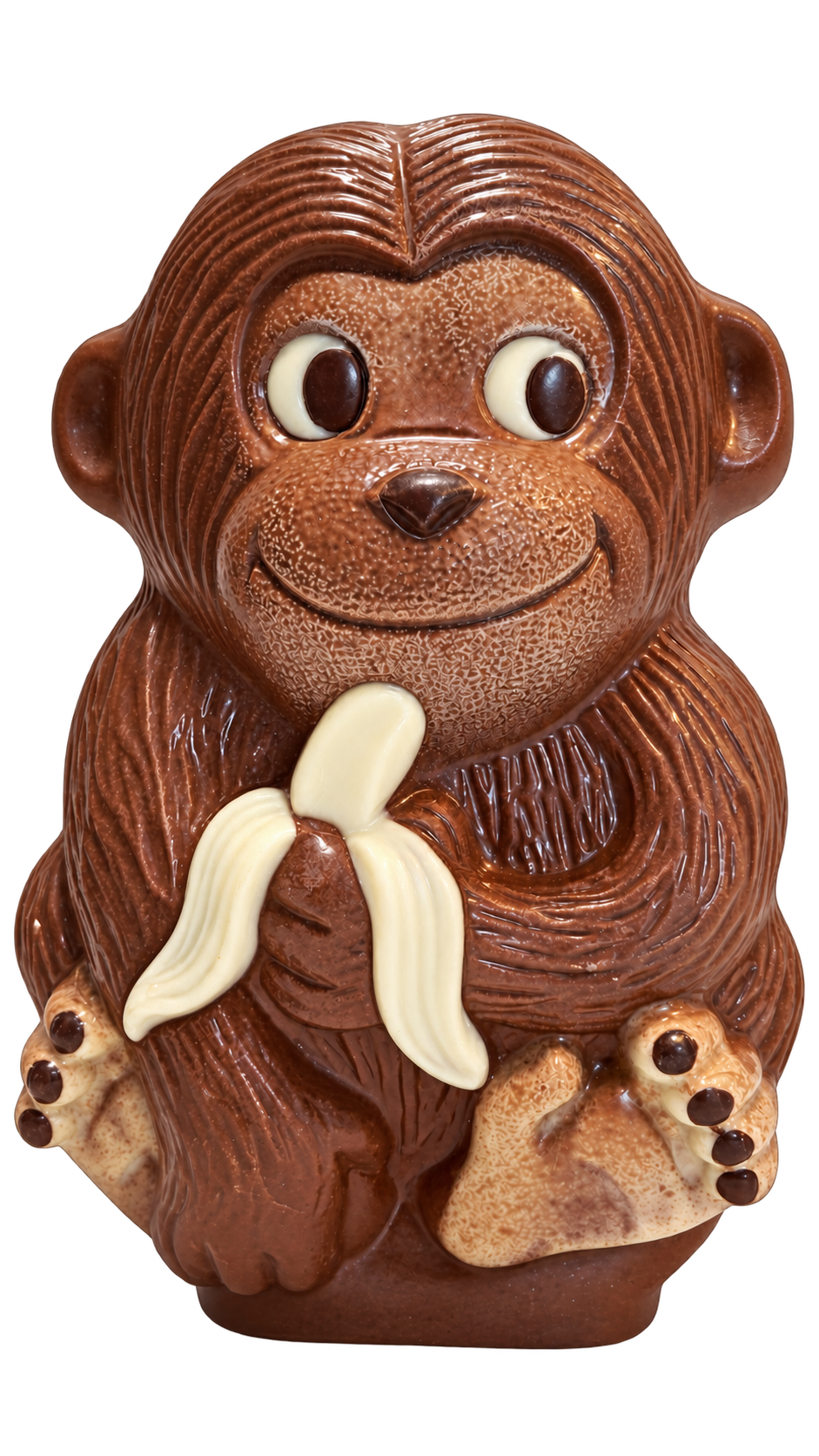 aap met banaan in chocolade marioca