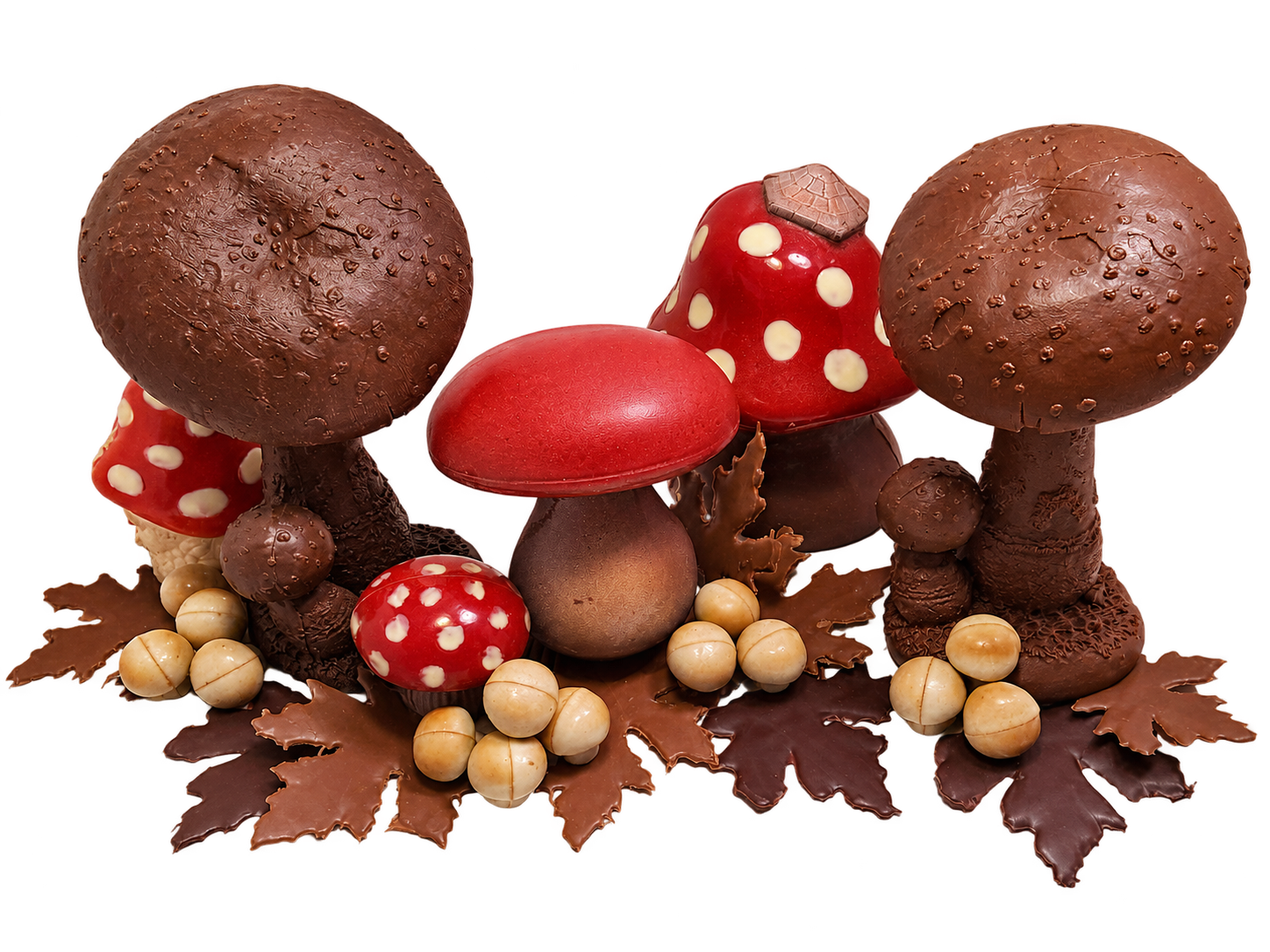 champignons chocolade marioca