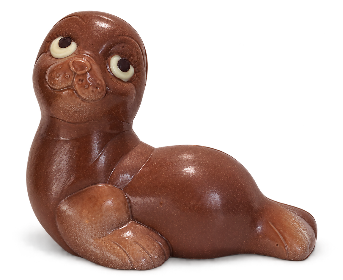 zeehond in chocolade marioca